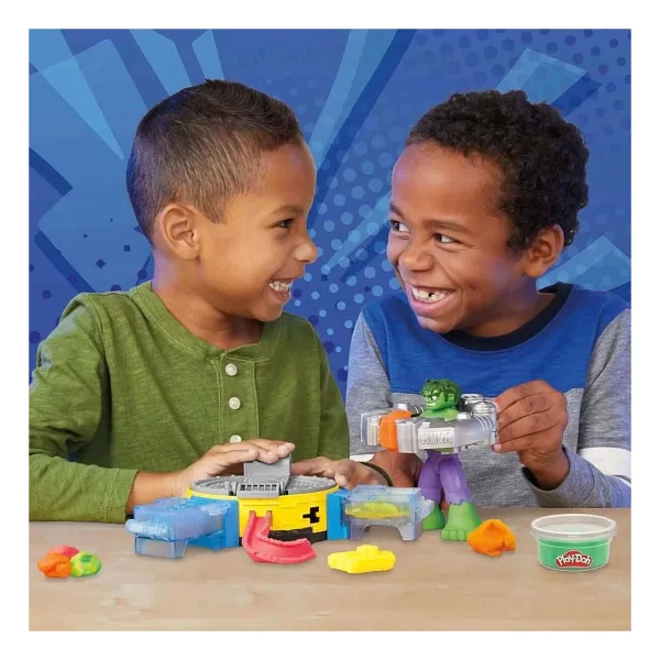 Play-Doh Marvel Hulk Smash & Squish Oyun Hamuru Seti F9826 - Görsel 2