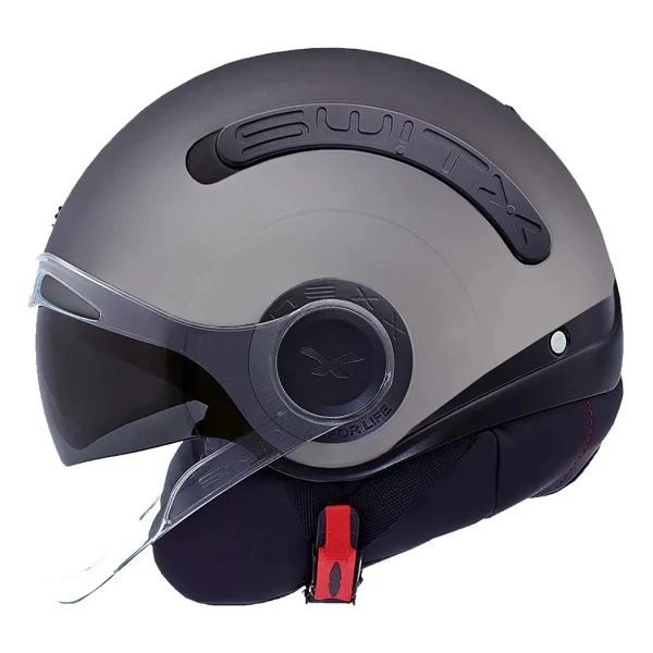 Nexx SX.10 Mat Titanium Açık Motosiklet Kaskı - Görsel 4