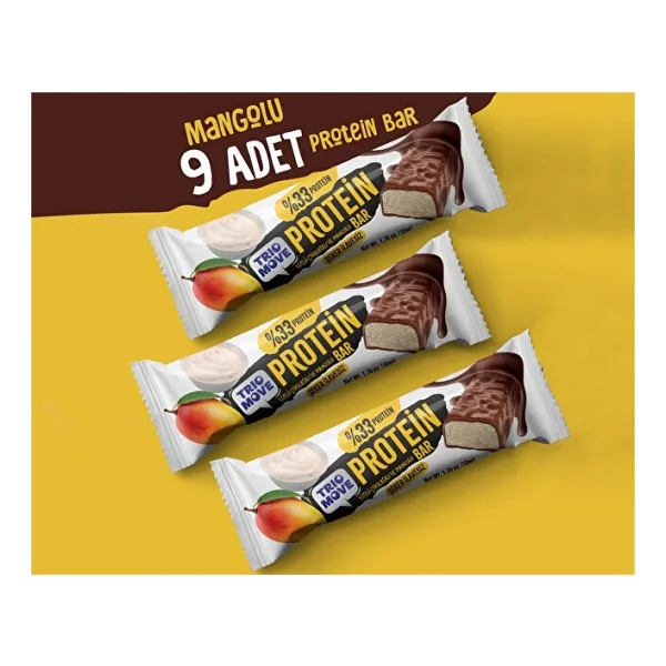 Trio Move Çikolata Kaplamalı Protein Bar - Kurabiyeli Ve Sütlü Çikolatalı 50 G X 9 Adet Protein Bar - Görsel 6