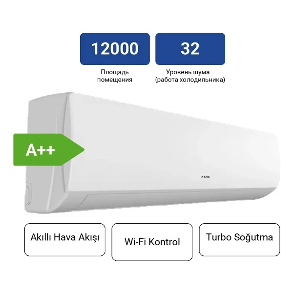 TCL 12000 BTU Multi Inverter Klima A++ Enerji Sınıfı ile Sessiz Çalışma ve Isıtma Kapasitesi - Görsel 6