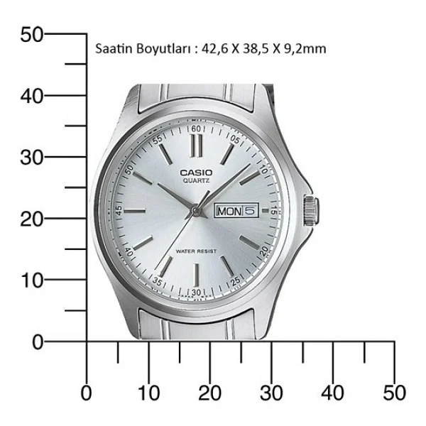 Casio Standart MTP-1239D-7ADF Erkek Kol Saati - Görsel 3
