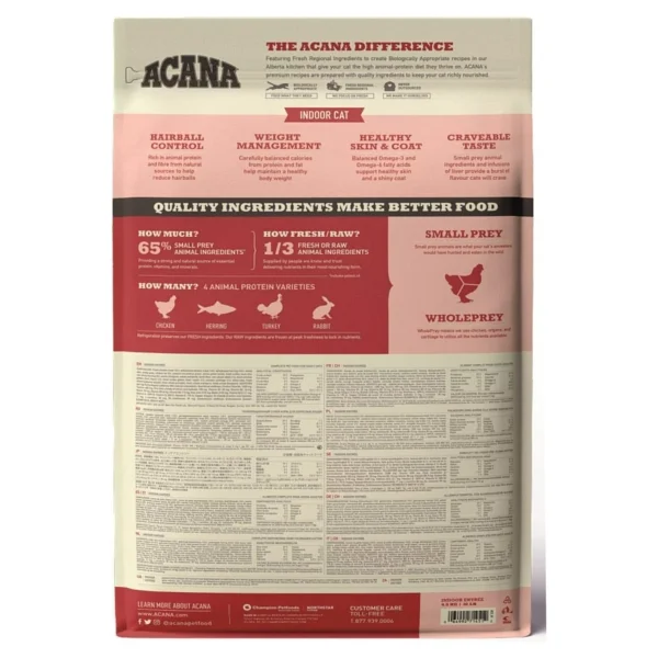 Acana Indoor Entree Sterilised 4.5 kg Yetişkin Kedi Maması - Görsel 2