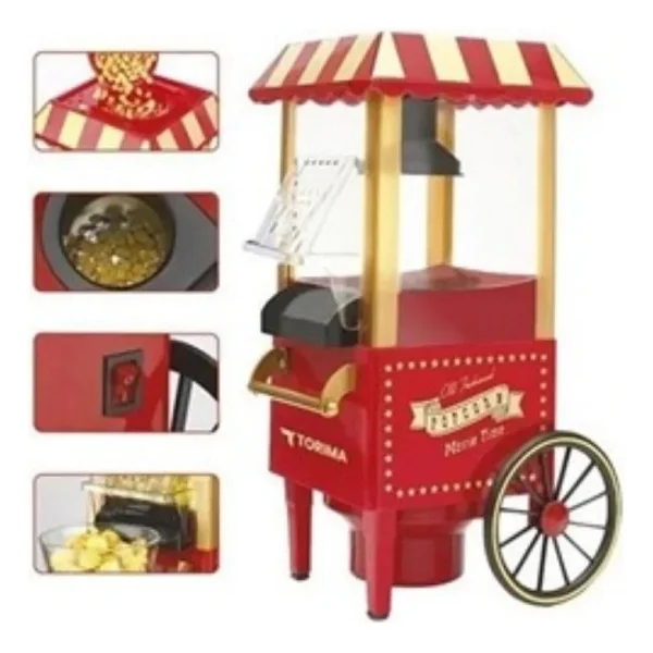 Epilons Sağlıklı Atıştırmalıklar Için Yağsız Popcorn Makinesi - Görsel 5