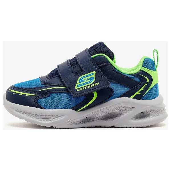 Skechers Meteor-Lights 401498N SLBK Gri Işıklı Erkek Bebek Spor Ayakkabı - Görsel 7