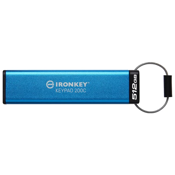Kingston IronKey Keypad 200 IKKP200-512GB USB 3.2 512 GB Flash Bellek - Görsel 2