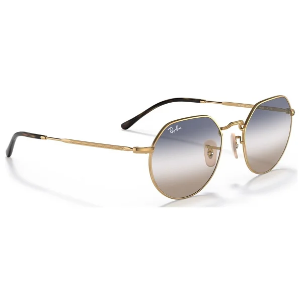 Ray-Ban Jack 3565 001/GD Gold-Blue/Brown Güneş Gözlüğü - Görsel 7