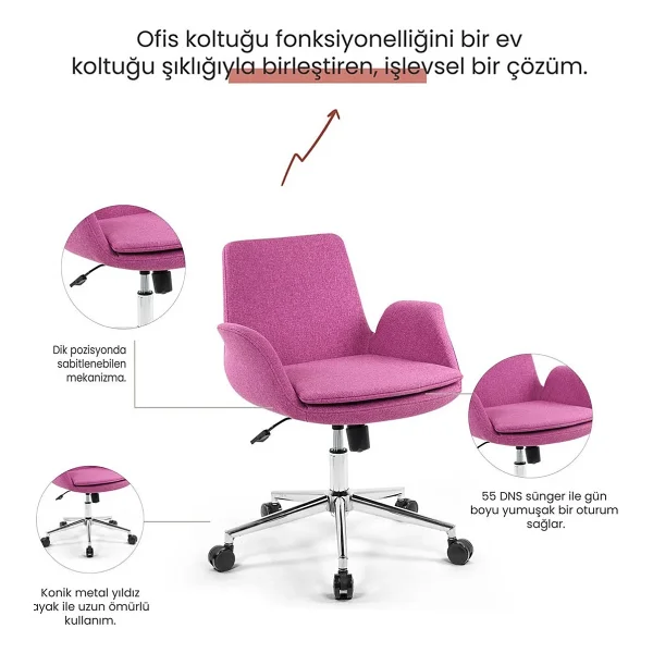 Seduna Maxim UP Çalışma Koltuğu - Görsel 3