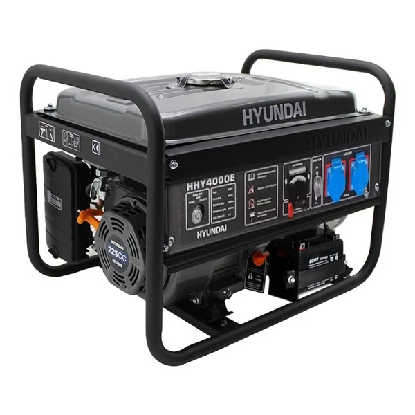 Hyundai HHY4000E 4.4 kVA İpli/Marşlı Benzinli Jeneratör - Görsel 2