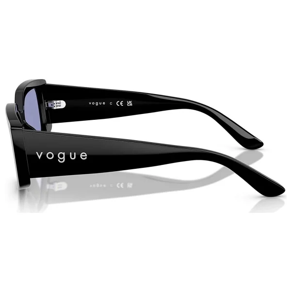 Vogue VO5642SU W44/76 Black-Dark Violet Kadın Güneş Gözlüğü - Görsel 5
