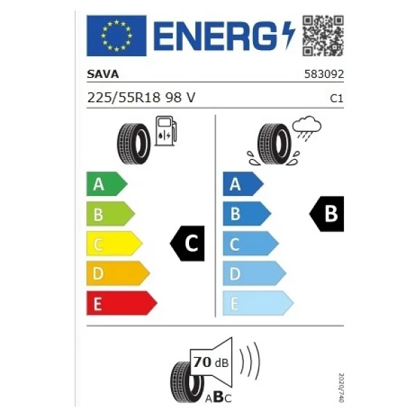Sava Intensa SUV 2 225/55 R18 98V FP Yaz Lastiği - 2025 - Görsel 2