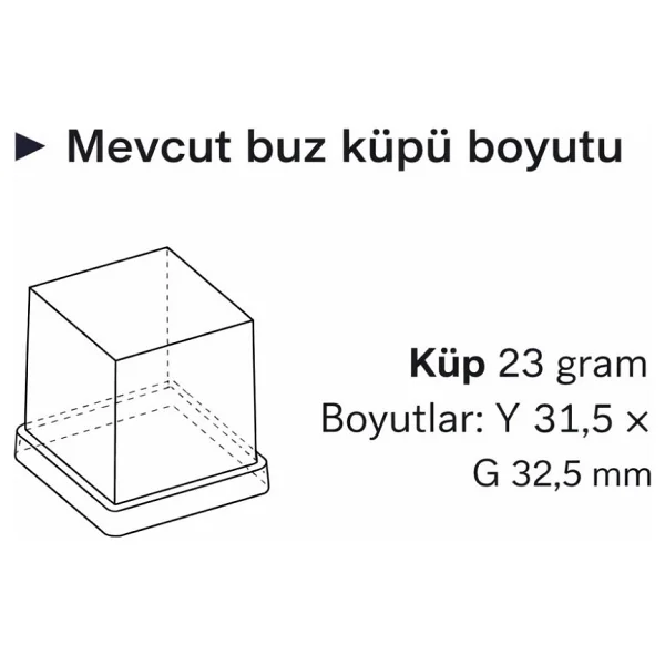 Brema CB 416 A HC B-QUBE Hazneli Ticari Küp Buz Makinesi - Görsel 5