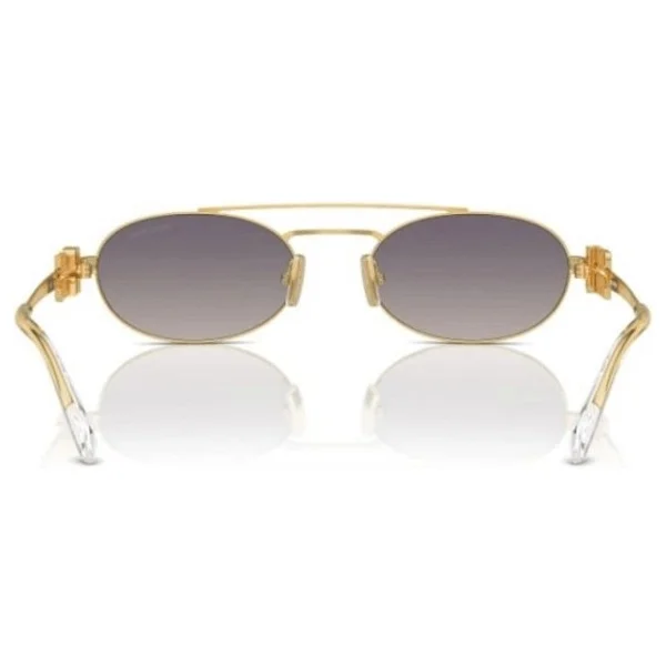 Miu Miu Logo 54ZS 5AK30C Gold-Grey Kadın Güneş Gözlüğü - Görsel 9