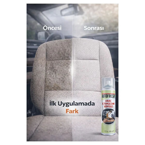 Autofresh Köpük Araç İçi Temizleyici 500 ml - Görsel 3