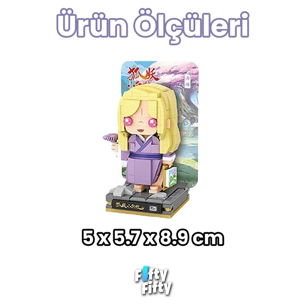Loz Micro Anime Figür LZ1323 332 Parça Blok Oyuncak - Görsel 3