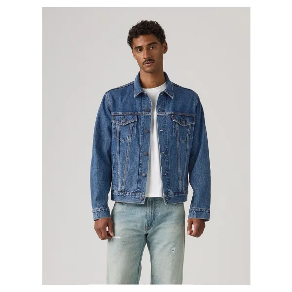 Levi's Trucker 72334-0772 Koyu Lacivert Erkek Kot Ceket - Görsel 3