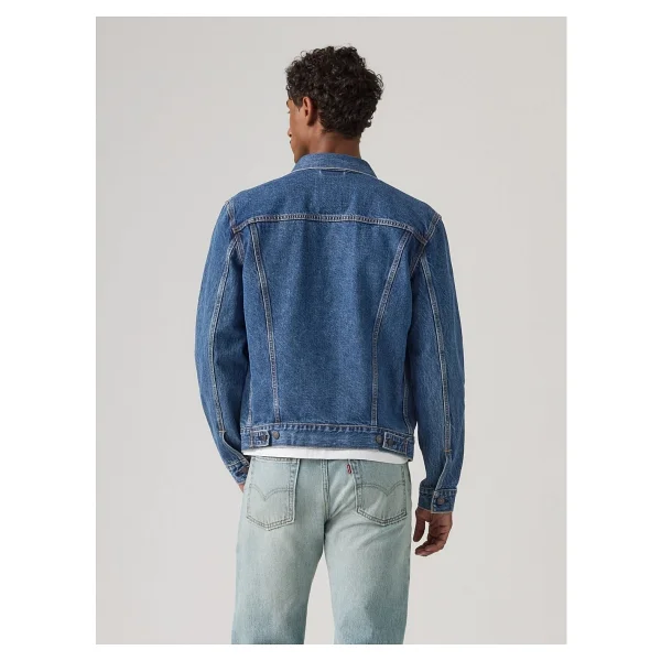 Levi's Trucker 72334-0772 Koyu Lacivert Erkek Kot Ceket - Görsel 8