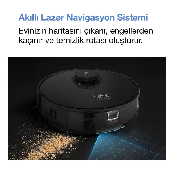 Fakir 8000PA Çekim Gücü Türkçe Sesli Uyarı Sistemi Wifi Bağlantılı 3200MAH Lı-Ion Pil - Siyah - Görsel 4