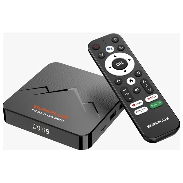 Sunplus Tesla Q4 Pro 32 GB 6K Android TV Box - Görsel 2