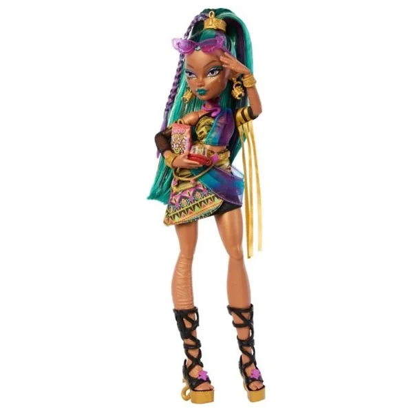 Monster High Mumya Elbisesiyle Nefera De Nile Bebek JDR48 - Görsel 4