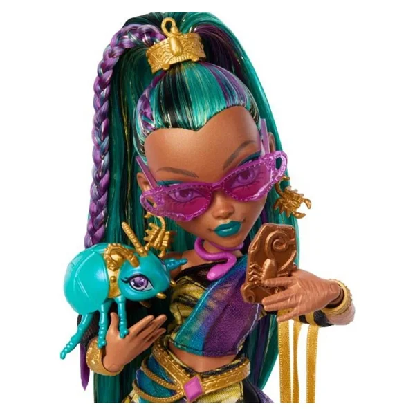 Monster High Mumya Elbisesiyle Nefera De Nile Bebek JDR48 - Görsel 5