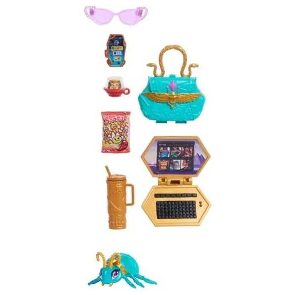 Monster High Mumya Elbisesiyle Nefera De Nile Bebek JDR48 - Görsel 6