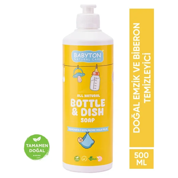 Babyton Doğal Emzik ve Biberon Temizleyici 500 ml - Görsel 6