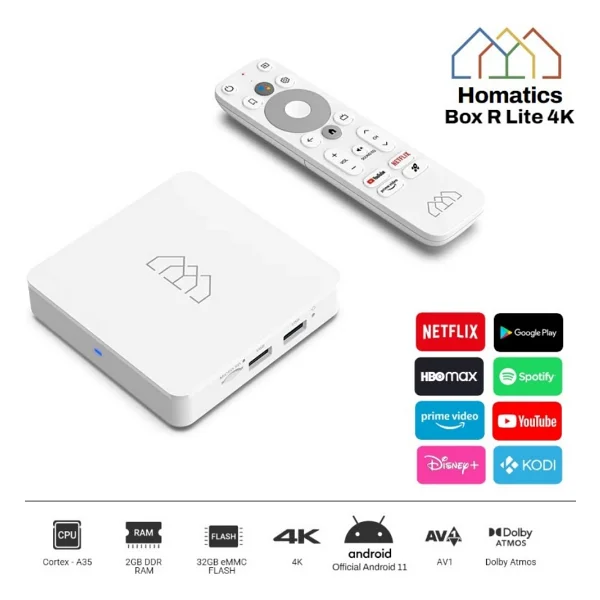 Homatics Box R Lite 4K Google TV Box - Görsel 2