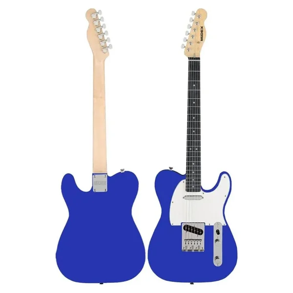 Midex TLX-50BL Tele Kasa Maple Klavye 2 Single-Coil Manyetik Elektro Gitar - Görsel 3