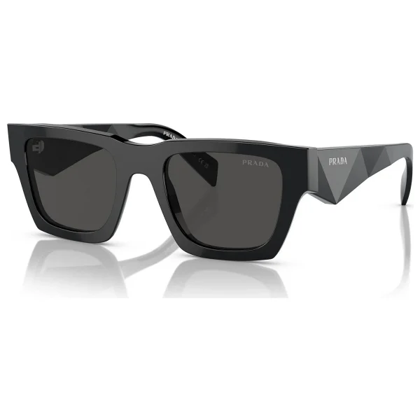 Prada PR A06S 16K08Z Black-Dark Grey Erkek Güneş Gözlüğü - Görsel 6