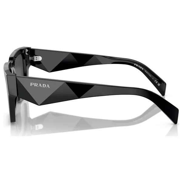 Prada PR A06S 16K08Z Black-Dark Grey Erkek Güneş Gözlüğü - Görsel 8