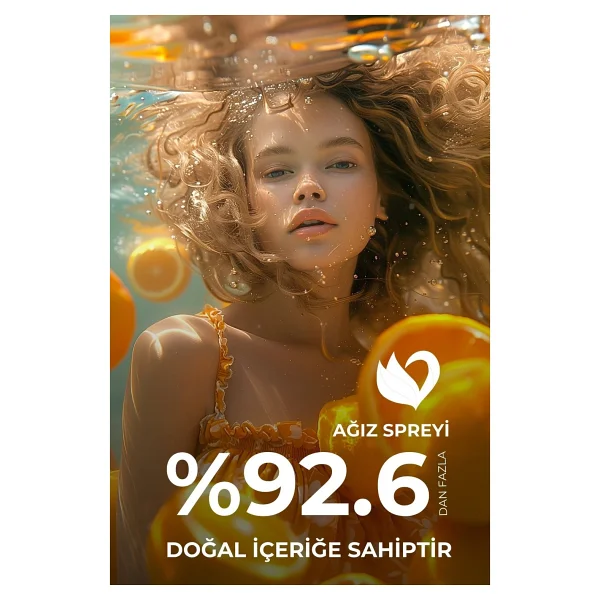 Human Care Ağız Spreyi - Portakal & Mentol - Doğal Içerikli Ağız Kokusu Önleyici - Görsel 4