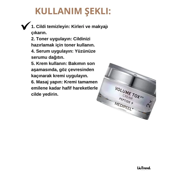 MEDIPEEL Peptide 9 Volume Tox Pro Yenileyici 50 ml Yaşlanma Karşıtı Krem - Görsel 5