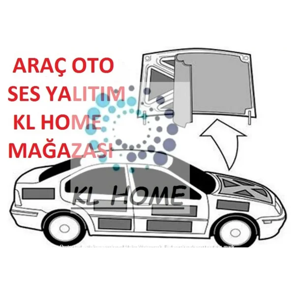 KL HOME 5m2 - 6 mm kalınlık Oto Ses Kendinden Yapışkanlı Yalıtım Araç Karavan Ses Isı Izolasyon - Görsel 4
