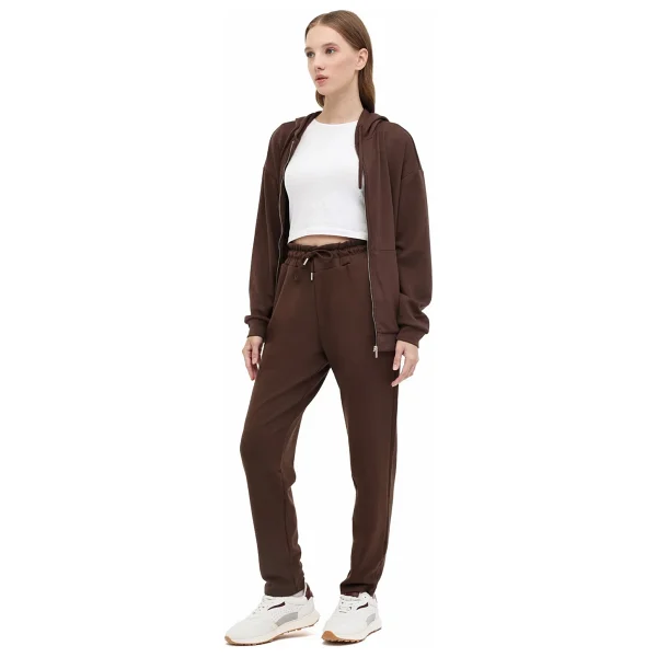 Lumberjack WB 22CARLA-P CT693 Kahverengi Kadın Eşofman Altı - Görsel 7