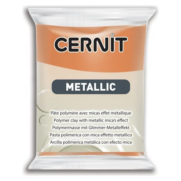 Cernit Metallic Polimer Kil 56 Gr 775 Rust - Görsel 2