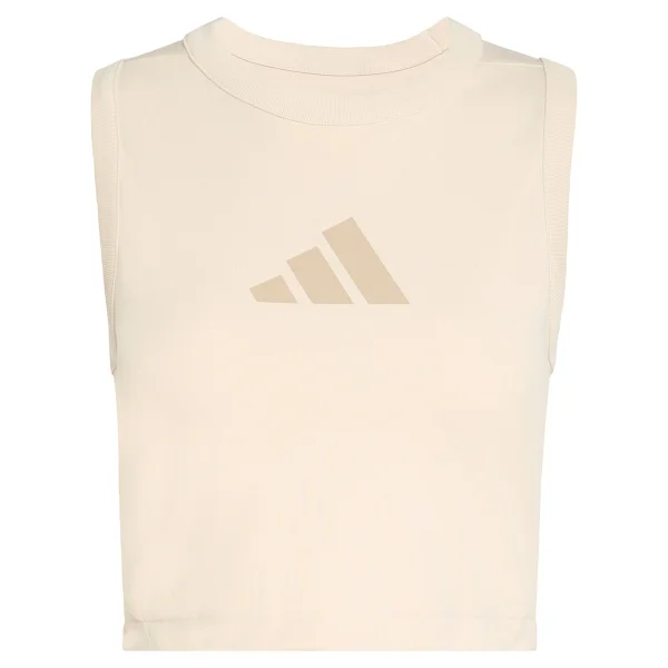 Adidas Z.N.E. Sıfır Kol Bisiklet Yaka Crop Tişört - Görsel 3
