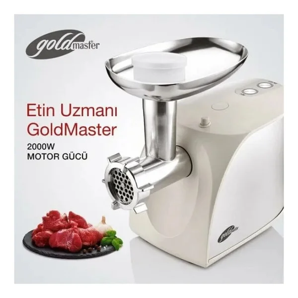 Goldmaster GM 217 Kıymax 2000 W Kıyma Makinesi - Görsel 9