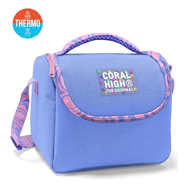 Coral High 37123 Çizgi Desenli Termoslu Beslenme Çantası - Görsel 9