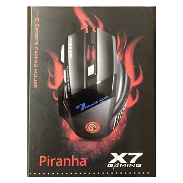 Piranha X7 Optik Kablolu Oyuncu Mouse - Görsel 5