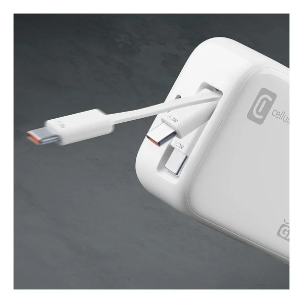 Cellularline 30 W Type-C Kablolu Hızlı Şarj Adaptörü - Görsel 2