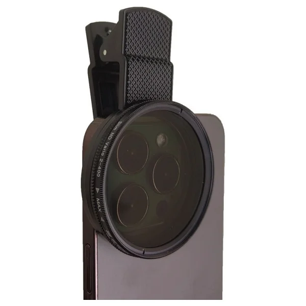 52mm Ultra Clear CPL Polarize Filtre Klipsli Telefon Lens Yansıma Azaltıcı - Görsel 5