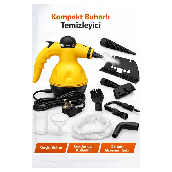 Realx Steam Cleaner Çok Fonksiyonlu Buharlı Temizleyici - Görsel 7