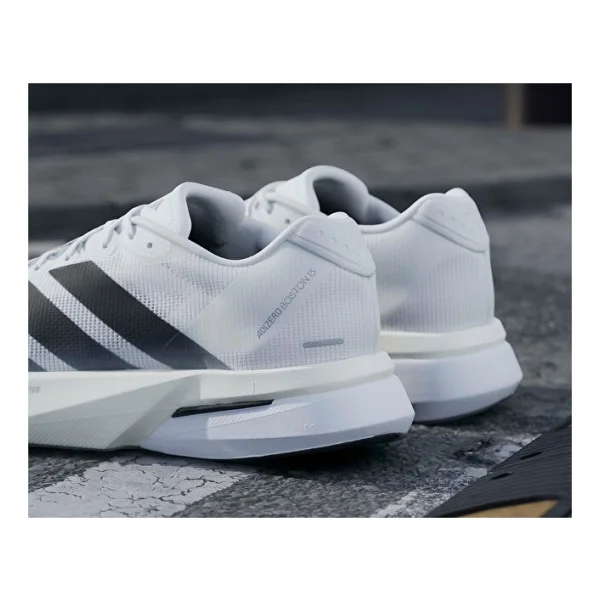 Adidas Adizero Boston 13 JS4939 Siyah-Beyaz Erkek Koşu Ayakkabısı - Görsel 3