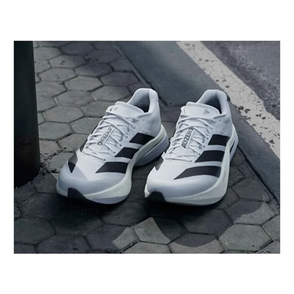 Adidas Adizero Boston 13 JS4939 Siyah-Beyaz Erkek Koşu Ayakkabısı - Görsel 4