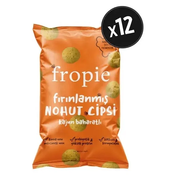 Fropie Nohut Cipsi Kajun Baharatlı & Probiyotikli X12 - Görsel 2