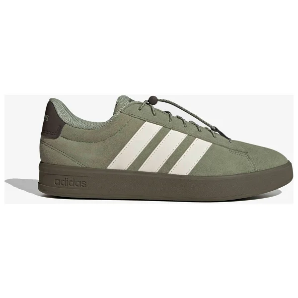 Adidas Grand Court 3.0 JQ7297 Yeşil-Beyaz Erkek Sneaker - Görsel 10