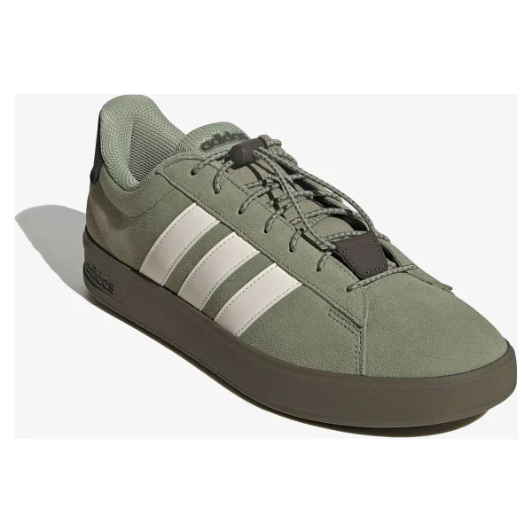 Adidas Grand Court 3.0 JQ7297 Yeşil-Beyaz Erkek Sneaker - Görsel 2