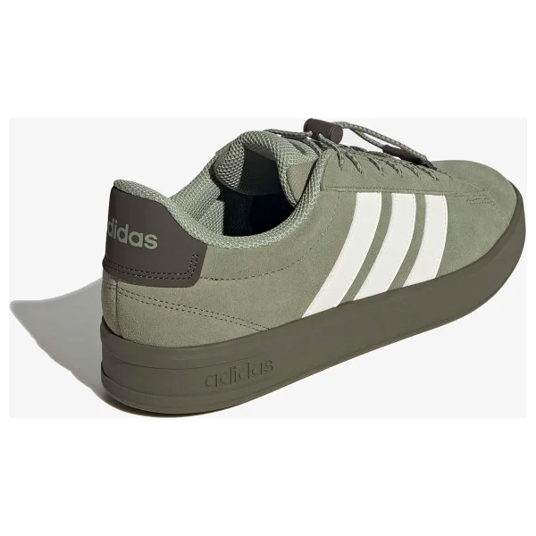 Adidas Grand Court 3.0 JQ7297 Yeşil-Beyaz Erkek Sneaker - Görsel 3