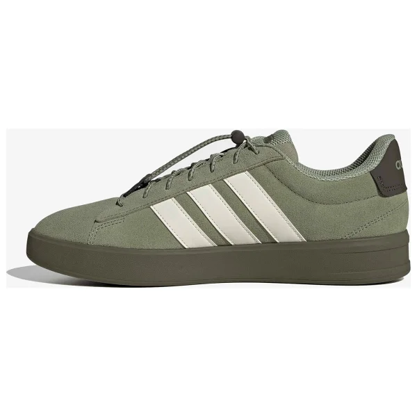 Adidas Grand Court 3.0 JQ7297 Yeşil-Beyaz Erkek Sneaker - Görsel 4