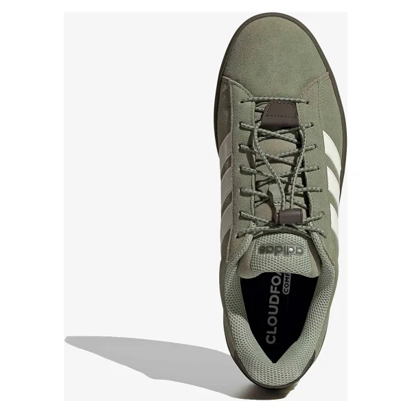Adidas Grand Court 3.0 JQ7297 Yeşil-Beyaz Erkek Sneaker - Görsel 5